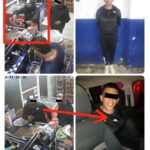 Asaltantes de comercios fueron detenidos en Metepec por las policias Municipal y Estatal.