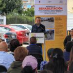 Fernando Flores, alcalde de Metepec, empeñó su palabra ante los vecinos de la calle Echegaray, y ayer domingo entregó la rehabilitación concluida.