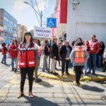 Siguiendo os protocolos establecidos en la Máxima Casa de Estudios mexiquense, se evacuaron los edificios en 3 minutos y medio.