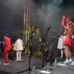 La Plaza Juárez de Metepec estuvo abarrotada por los asistentes a este concierto que cerró las actividades del jueves 12 de octubre.