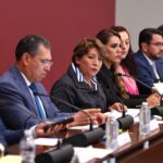 Enfrentamos desafíos que trascienden fronteras y que requieren de una solución conjunta y de una estrategia transversal”, afirmó la Gobernadora Delfina Gómez.