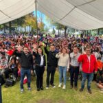 Fernando Flores Fernández, Presidente MUnicipal, y la Presidenta del DIF de Metepec, encabezaron los festejos apara los niños y niñas.