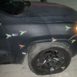 IMpavtos de balas en el vehículo del agaresor del Fiscal General de Justicia del Estado de México, José Luis ervantes Martínez