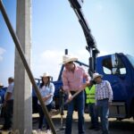 Encabeza el inicio de diversas obrs para la comunidad, el presidente municipal Óscar Sánchez, en Almoloya de Juárez.