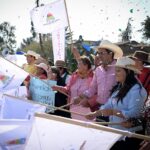 Los habitantes de Almoloya de Juárez se sumaron al banderazo de salida de nuevas obras para su beneficio.