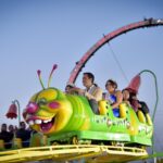 Recorrido Feria de Almoloya de Juárez 2024. Los juegos mecánicos para diversión de los asistente, también fueron supervisados por Óscar Sánchez.