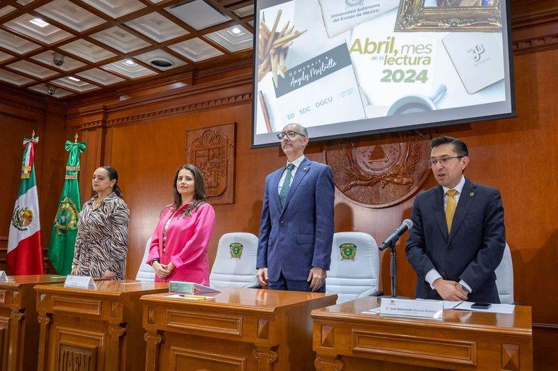 Inaugura la UAEMéx su fiesta literaria “Abril, mes de la lectura” 2024
