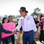 Óscar Sánchez en campaña