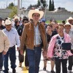 Un total de 23 obras entregó Óscar Sánchez García en San Francisco Tlacilalcalpan.