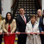 Como parte de la conmwmoración por el 198 Aniversario, se inauguró en el Palacio Municipal, el mural Hilo de Agua del artista Christian Ortiz Eleno