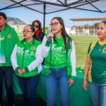 Ginarely Valencia Alcándara, directora general de Comunicación Universitaria, asistió a los Juegos como representante del Rector.