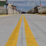 Concreto hidráulico, con mucha mayor duración, en la obra de pavimentación en la calle Manuel Arista, de Metepec.