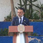 Presidente Municipal Fernando Flores Fernández, pasa revista a los elementos de Seguridad Pública de Metepec.