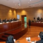 Sesón del Pleno del Poder Judicial del Estado de México, presidida por el Magistrado Fernando Díaz Juárez.