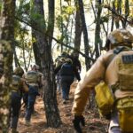 Fiscalía General de Justicia del Estado de México, Secretaría de Seguridad y elementos del Ejército, Marina y Guardia Nacional, en el operativo. 1 IV 25