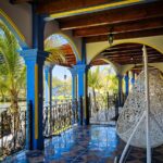 Vista del exterior de uno de los inmuebles.