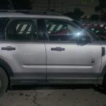 Fue encontrada en el lugar donde fueron capturados los maleantes, lsa camioneta usada poe los maleantes.