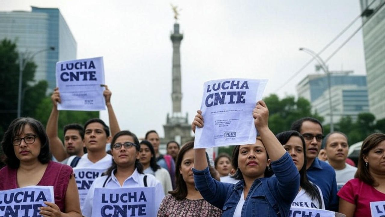 MANGA ANCHA CON INTEGRANTES DE LA CNTE /  Maullidos Urbanos