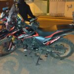 Metepec Méx. Motocicleta usada por los asesinos