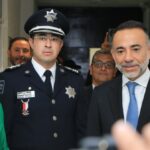 El Equipo del alcalde de Metepec Fernando Flores; entre ellos, la Presidenta del DIF y el Director de Seguridad Pública, Alberto Ramírez Manzur.