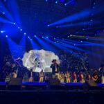 El grupo Calibre 50 puso el ambiente en la noche mexicana de Metepec.