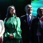 Metepec, Méx. Disfrutando de la celebración de la noche del 15 de septiembre.