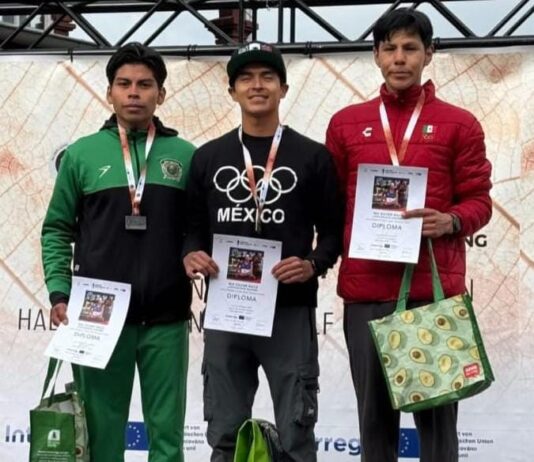 🟡🟢 Atletas UAEMéx conquistan el podio en Alemania: hacen el 2-3 en el Grand Prix Lusatian Race Walking-Silver