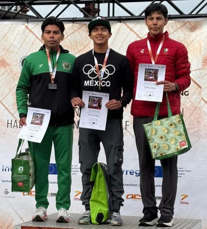 Alumos de la UAEMéx obtuvieron segundo y tercer lugar en el Grand Prix Lusatian Race Walking-Silver,