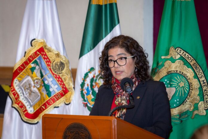 Rectra de la UAEMéx, Dra. Martha Patricia Zarza Delgado refrenda voluntad de diálogo.