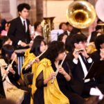 Banda Universitaria de Marcha de la UAEMéx ofreció concierto navideño en catedral de Tenancingo