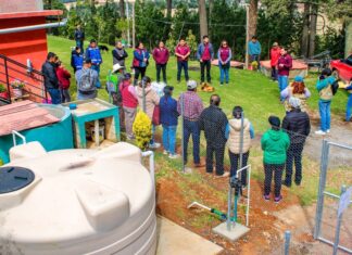 Facilita Gobierno del EdoMéx acceso al agua en Amanalco con la instalación de 13 sistemas de captación pluvial