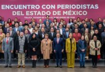 Gobernadora Delfina Gómez se reúne con periodistas del Valle de Toluca, Sur y Norte de la entidad