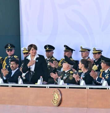 Acompaña Gobernadora Delfina Gómez a la Presidenta Claudia Sheinbaum al 111 Aniversario de la Fuerza Aérea Mexicana, esperanza y orgullo nacional
