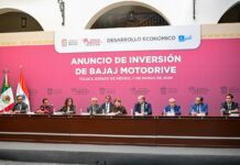 Anuncia Gobernadora Delfina Gómez inversión histórica de Bajaj en EdoMéx; 145 mdd con producción de hasta 500 mil motocicletas