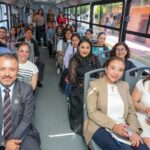A bordo del Potrobús entregado a la Unidad Académica Temascaltepec, de la UAEMéx.