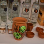 Mezcal oaxaqueño en la expo Fogones de México.