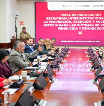 Gobierno del EdoMéx instala Mesa de Trabajo para la Estrategia de prevención, atención y acceso a la justicia para víctimas de violencia feminicida y feminicidio