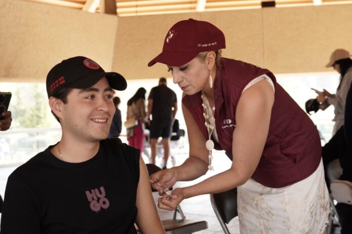 Vacunación contra el sarampión en el Estado de México