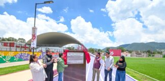 Rehabilita Gobierno del EdoMéx multideportivo en Joquicingo