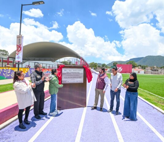 Rehabilita Gobierno del EdoMéx multideportivo en Joquicingo
