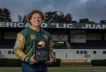 Reconocen a jugador de Potros Salvajes de la UAEMéx Diego Díaz Galindo, con el Casco de Oro 2025