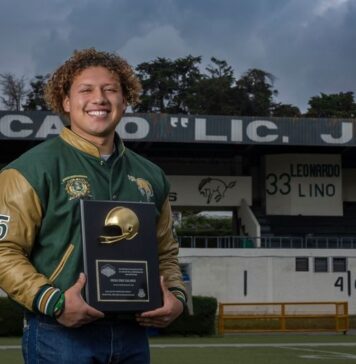 Reconocen a jugador de Potros Salvajes de la UAEMéx Diego Díaz Galindo, con el Casco de Oro 2025