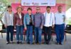 Gobernadora Delfina Gómez entrega geomembrana para almacenar más de 50 millones de litros de agua en Texcoco; beneficia a productores de flor