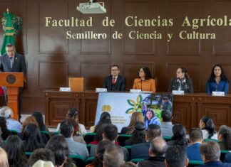 Facultad de Ciencias Agrícolas, referente de retribución social y formación profesional: rectora Paty Zarza