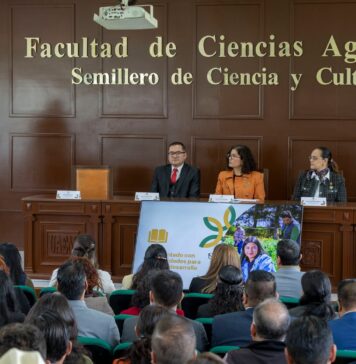 Facultad de Ciencias Agrícolas, referente de retribución social y formación profesional: rectora Paty Zarza