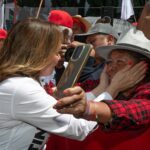 Cercanía con la militancia, de la presidenta del PRI del Estado de México, Cristina Ruiz Sandoval