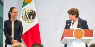La Presidenta Claudia Sheinbaum y la Gobernadora Delfina Gómez encabezan Conferencia del Pueblo desde Toluca