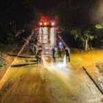 El Gobierno del EdoMéx concluye limpieza de la carretera y realiza jornada de salud en Temascaltepec, tras afectaciones por lluvias del domingo