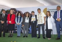 Rectora Paty Zarza entrega a la gobernadora Delfina Gómez la propuesta de Reforma a la Ley de la UAEMéx