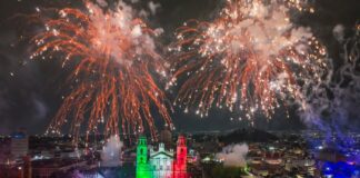 Gobernadora Delfina Gómez encabeza Grito de Independencia ante 30 mil mexiquenses